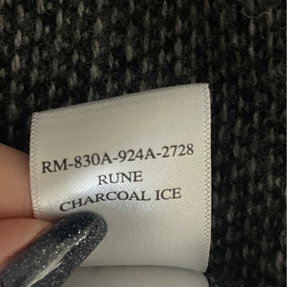 Rails Charcoal Ice Rune Wool Sweater Jumper Size … - image 8
